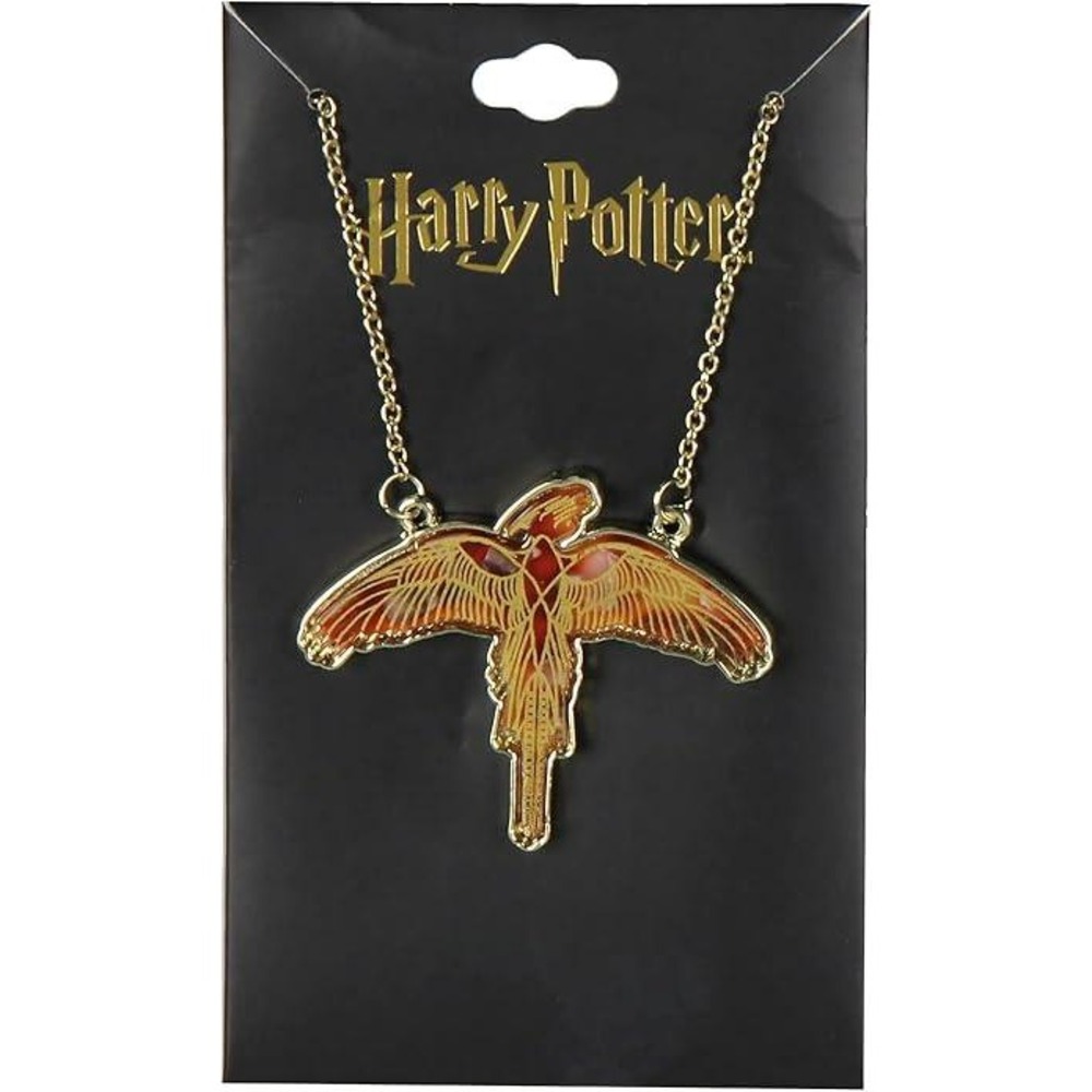Bioworld 7 X 6‎ Harry Potter Flying Companion Fire Phoenix Fawkes Necklace